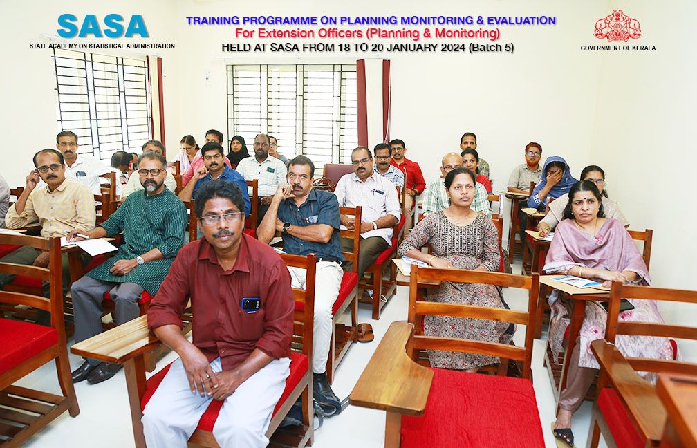 Training programme on Planning Monitoring & Evaluation 18-20 Jan 2024
