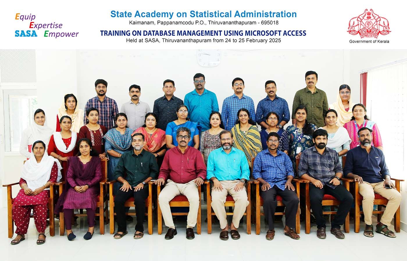 Training on MS Access held on 25-02-2025