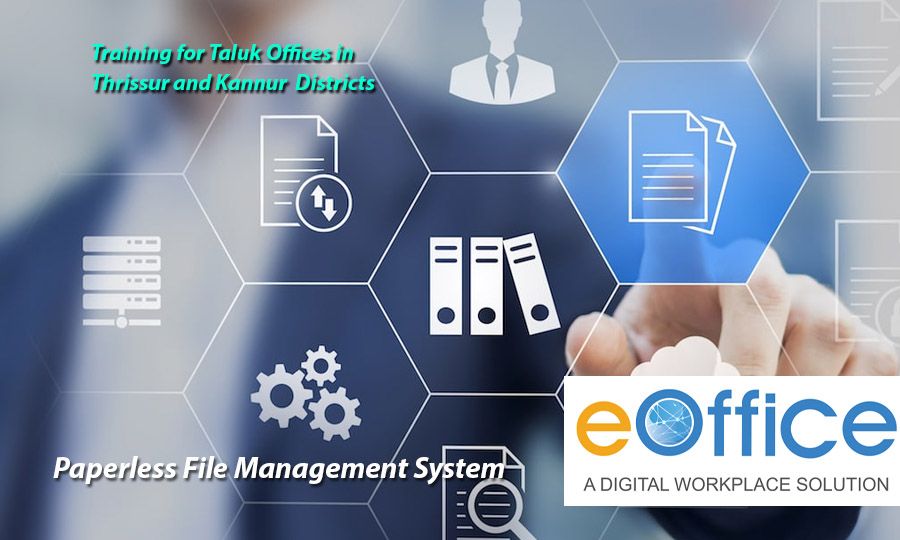 Training on e-office for Thrissur and Kannur Districts