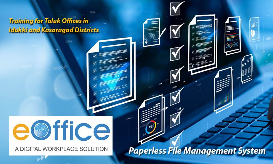 Training on e-office for Idukki and Kasaragod Districts