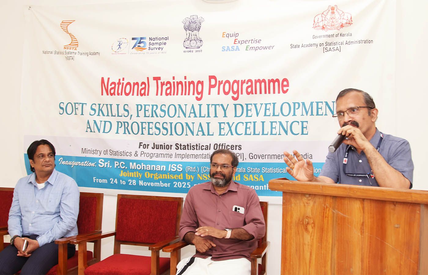 Valedictory function of Training on Soft Skills held at SASA on 28-11-2025